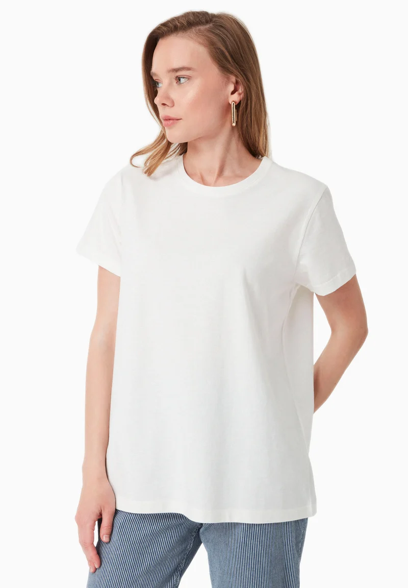 Basic T-Shirt aus Bio-Baumwolle