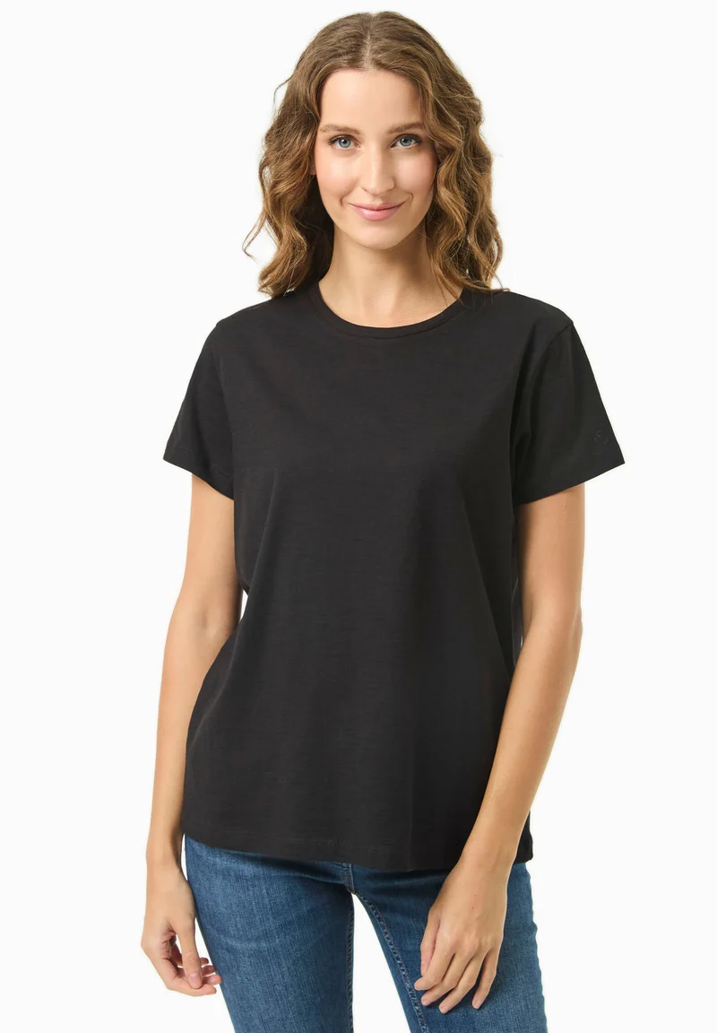 Basic T-Shirt aus Bio-Baumwolle