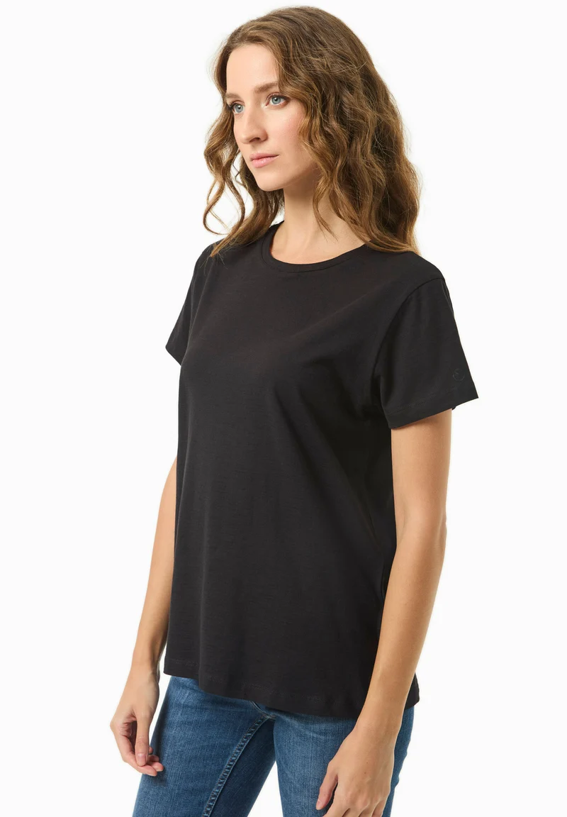 Basic T-Shirt aus Bio-Baumwolle