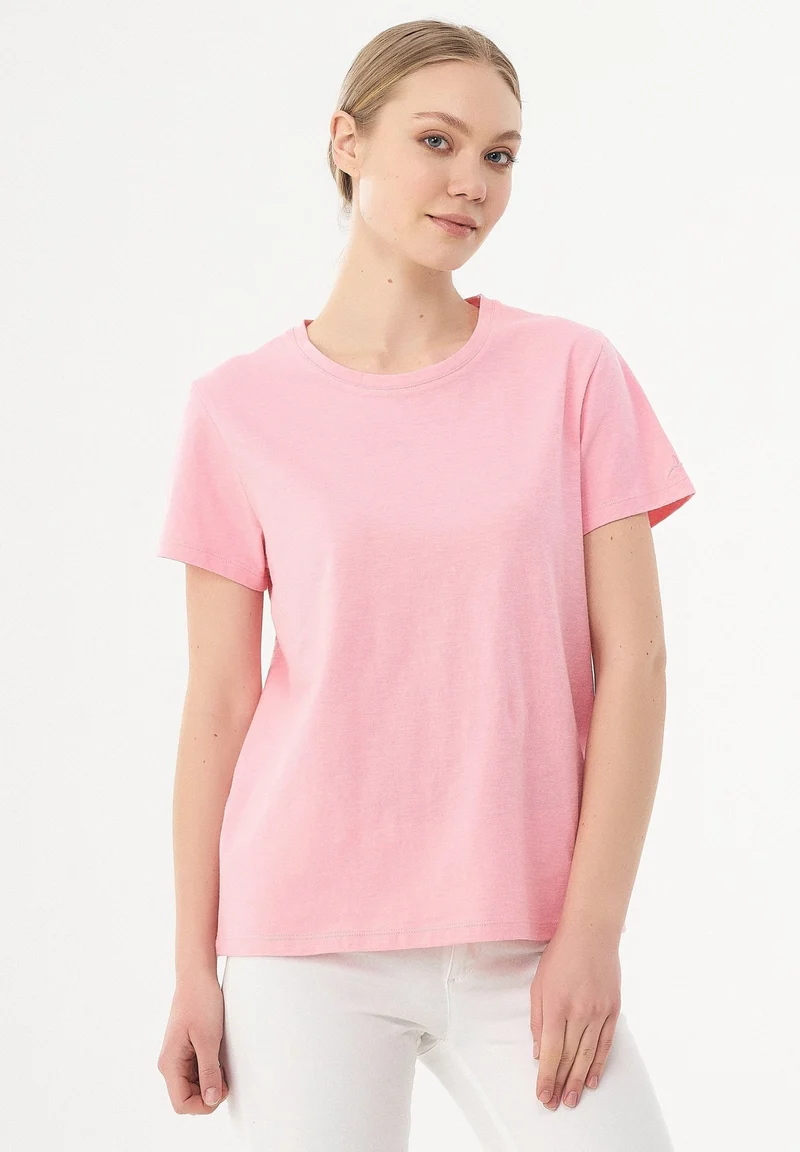 Basic T-Shirt aus Bio-Baumwolle