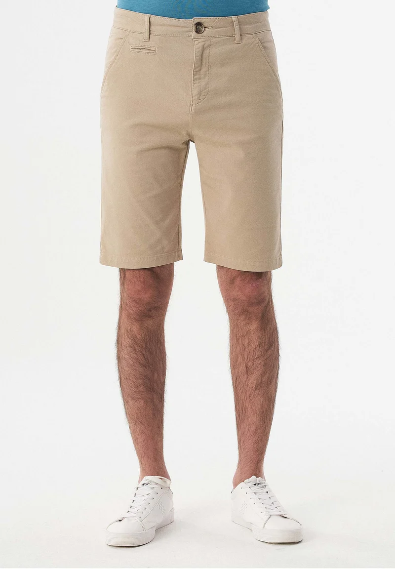 Slim Chino-Shorts aus Bio-Baumwolle