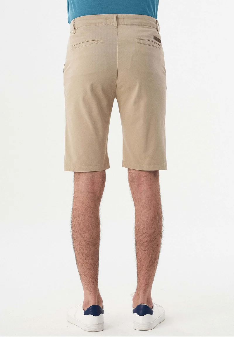Slim Chino-Shorts aus Bio-Baumwolle