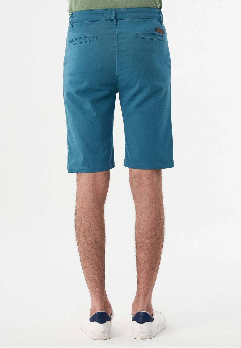 Slim Chino-Shorts aus Bio-Baumwolle