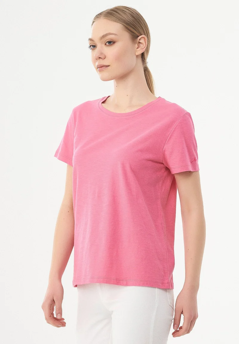 Basic T-Shirt aus Bio-Baumwolle