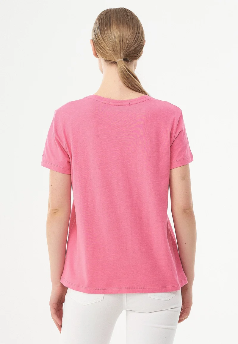 Basic T-Shirt aus Bio-Baumwolle