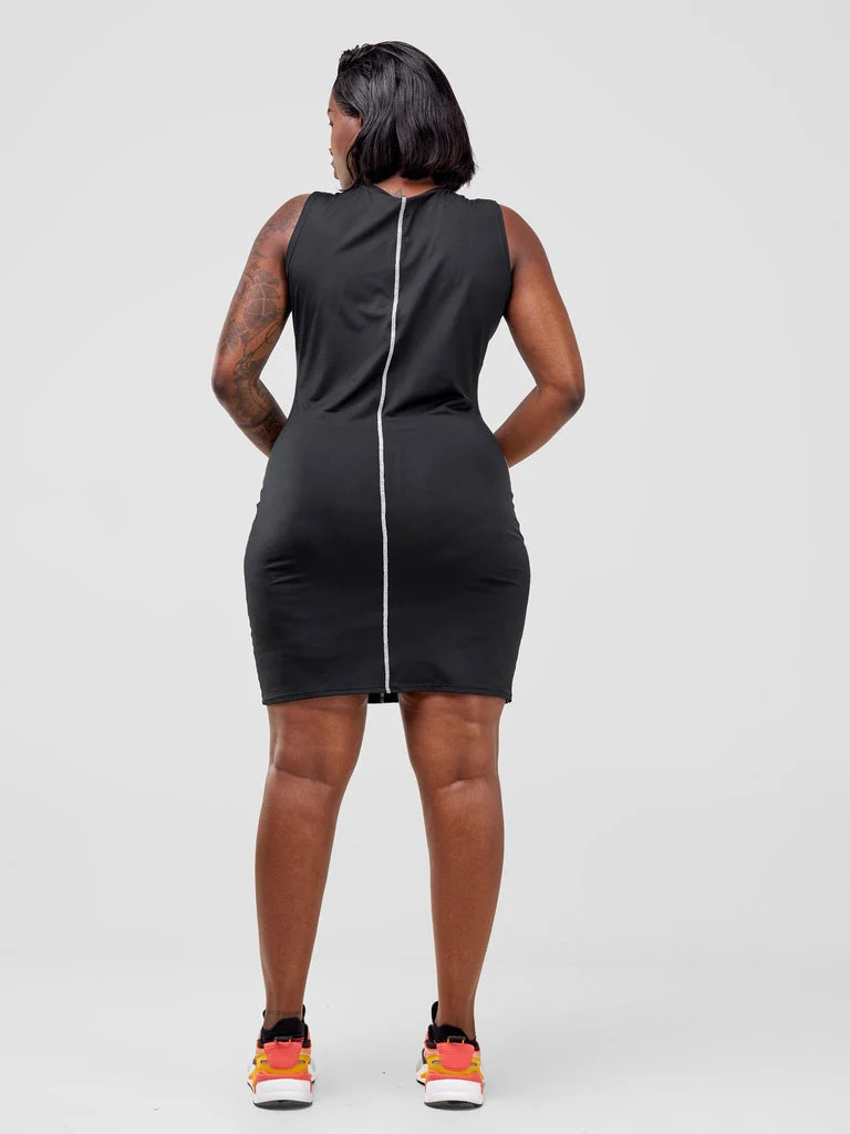 Zoya Taani Mini Dress - Black