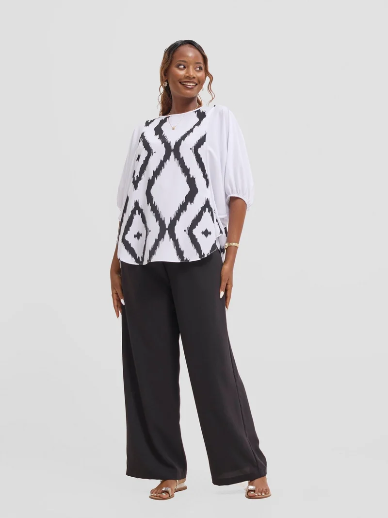 Vivo Seli Wide Leg Pants - Black
