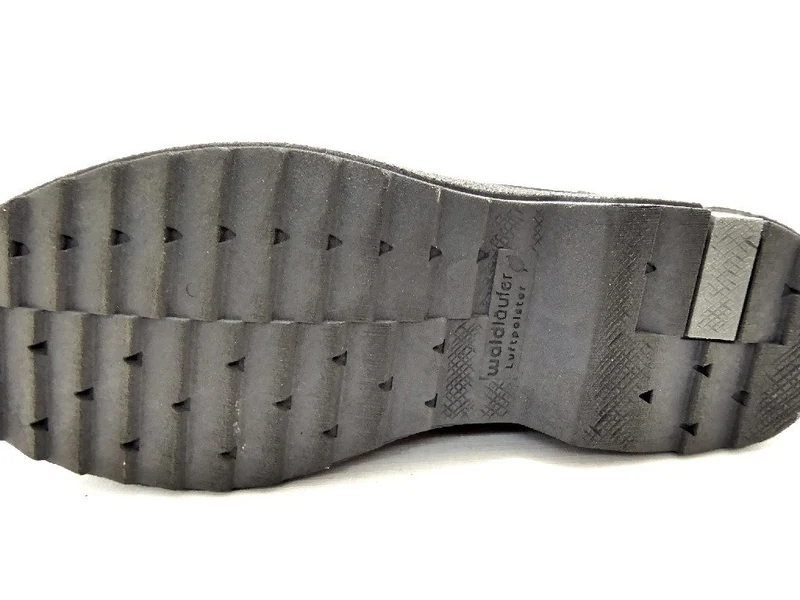 Waldläufer Schnür-Stiefeletten schwarz