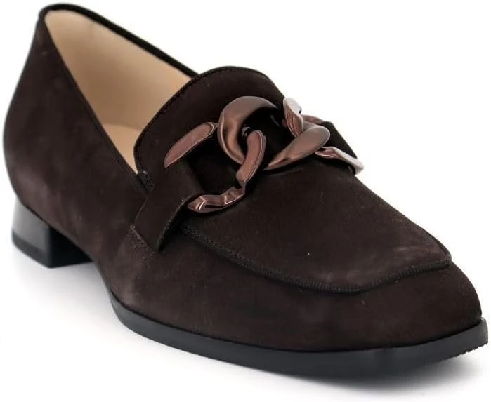 Hassia Napoli Klassische Slipper Damen Dunkelbraun
