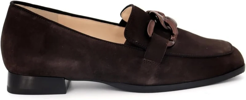 Hassia Napoli Klassische Slipper Damen Dunkelbraun
