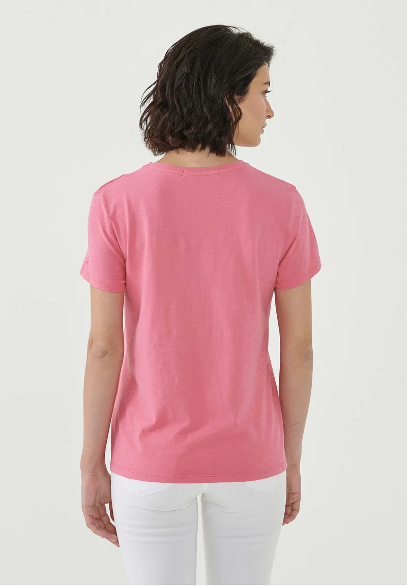T-Shirt aus Bio-Baumwolle mit Schildkröten-Print
