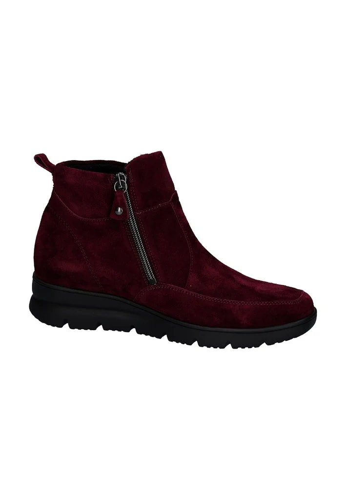 Waldläufer Halbschuhe Dunkelrot