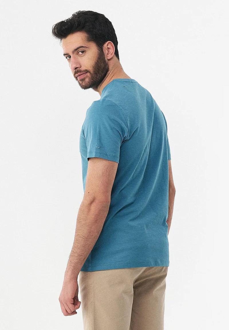 T-Shirt aus Bio-Baumwolle mit der Wagen-Print