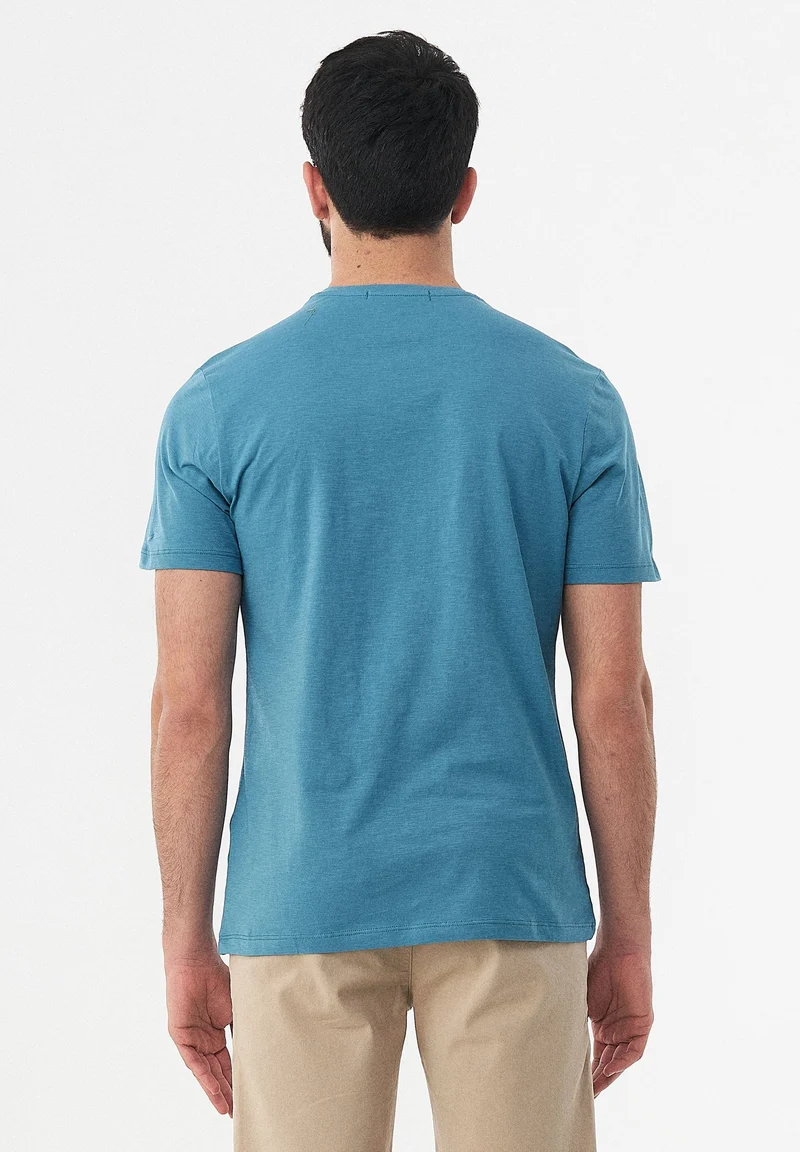 T-Shirt aus Bio-Baumwolle mit der Wagen-Print
