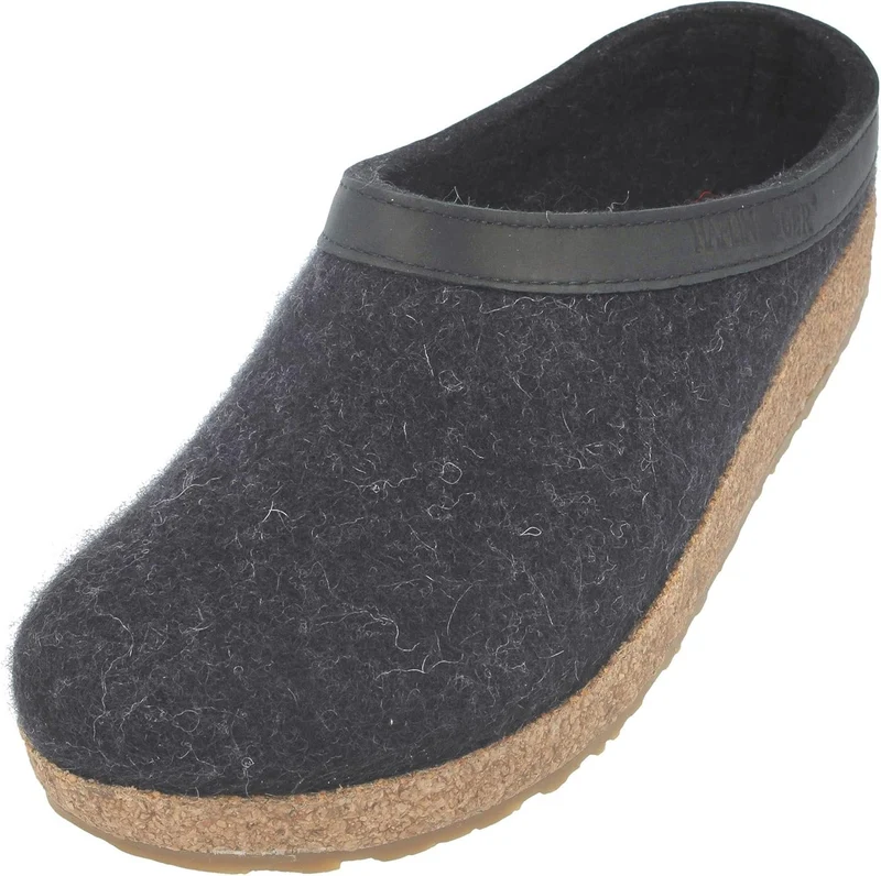 Haflinger Hausschuhe dunkelgrau