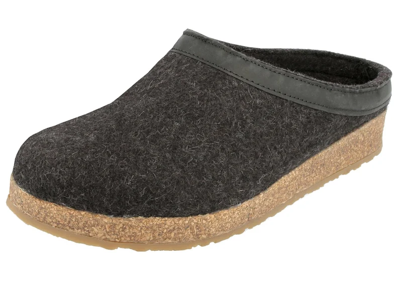 Haflinger Hausschuhe dunkelgrau