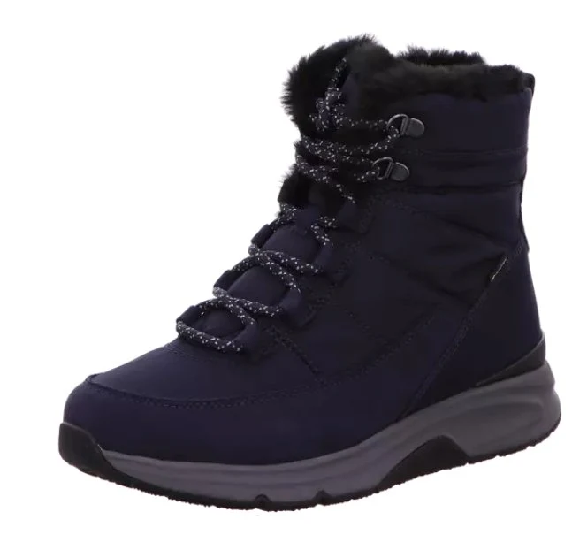 Rollingsoft Schnür-Stiefeletten schwarz