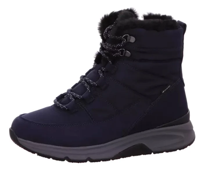 Rollingsoft Schnür-Stiefeletten schwarz