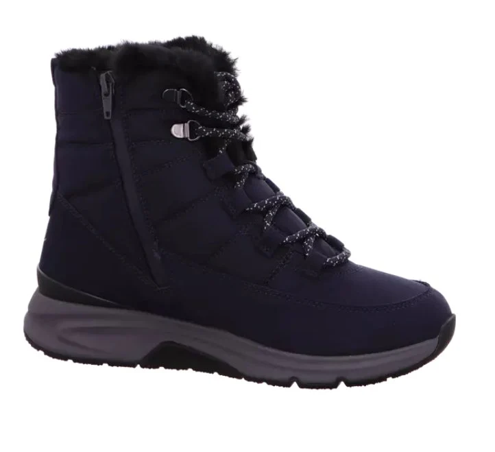 Rollingsoft Schnür-Stiefeletten schwarz