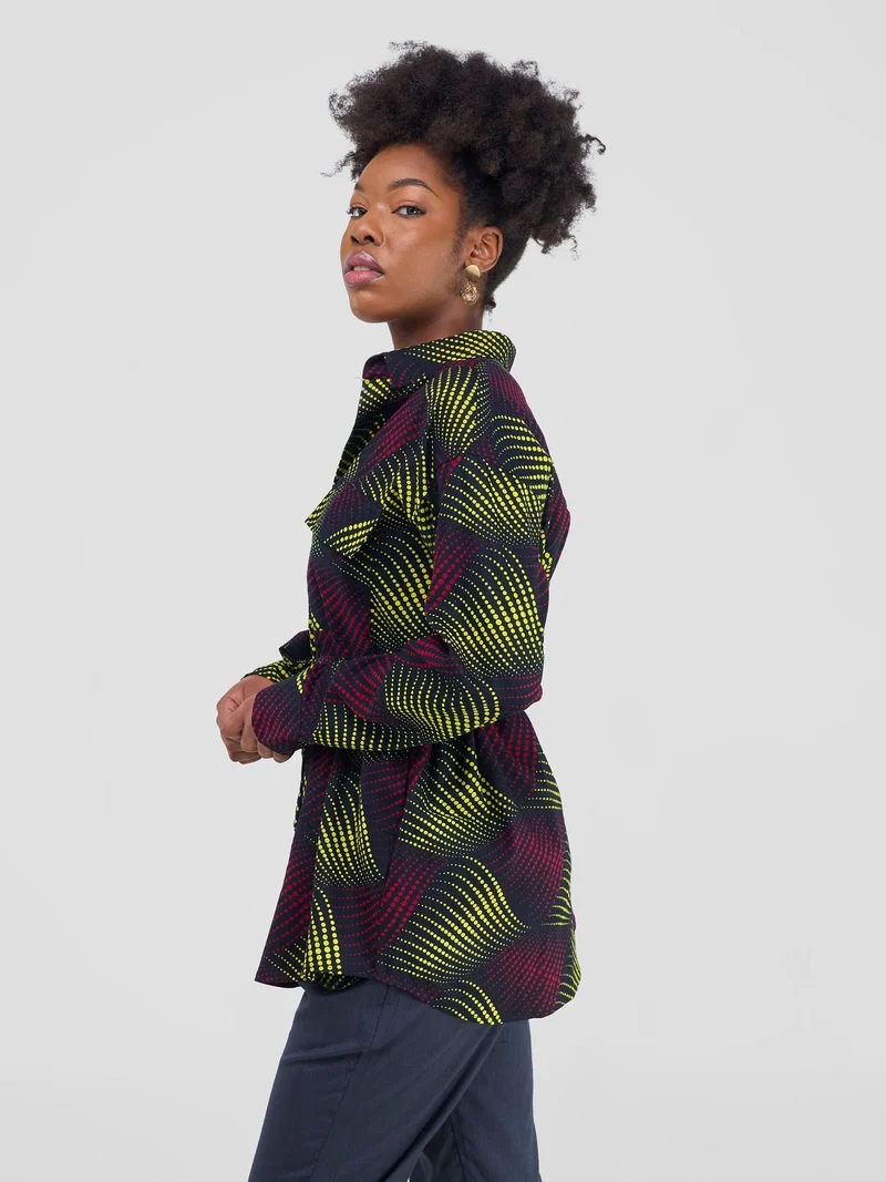 Safari by Vivo Savannah Kitenge Shacket - Shama Print