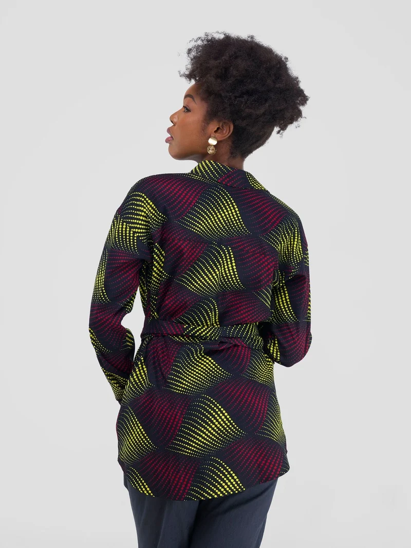 Safari by Vivo Savannah Kitenge Shacket - Shama Print