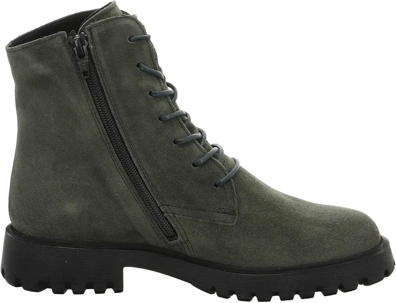Think! Damen Stiefelette Dunkelgrün