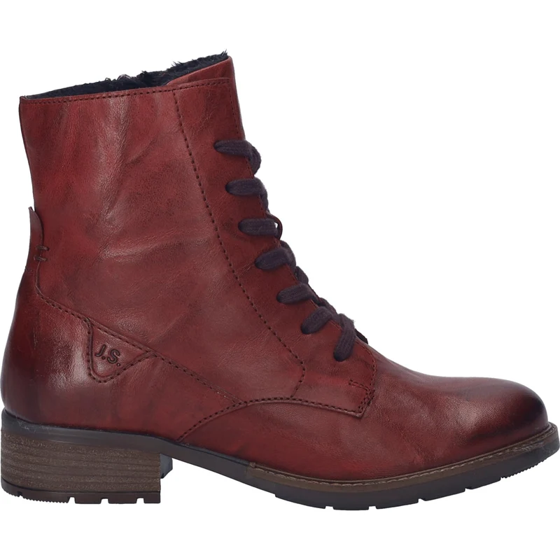 Josef Seibel Schnür-Stiefeletten bordeaux