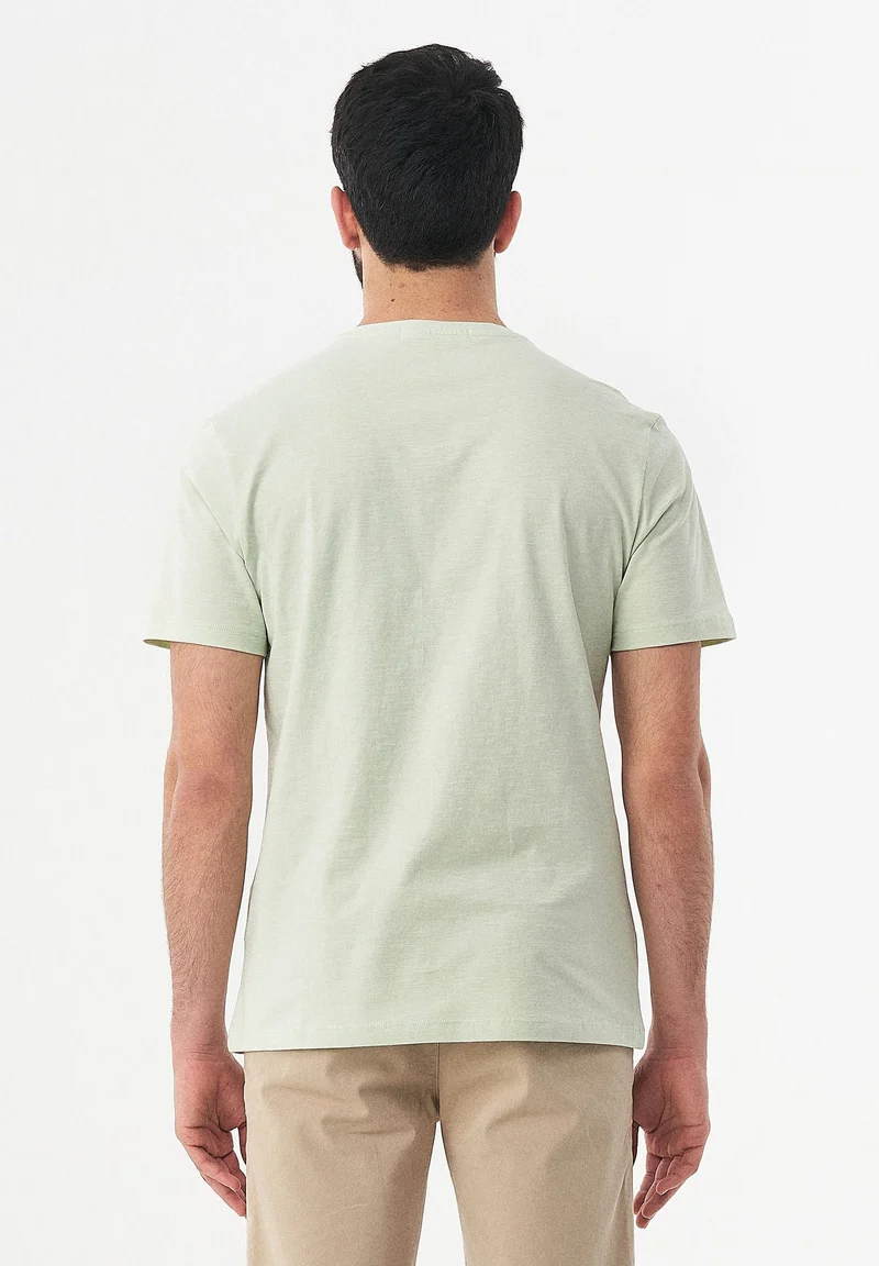 T-Shirt aus Bio-Baumwolle mit Fahrrad-Print