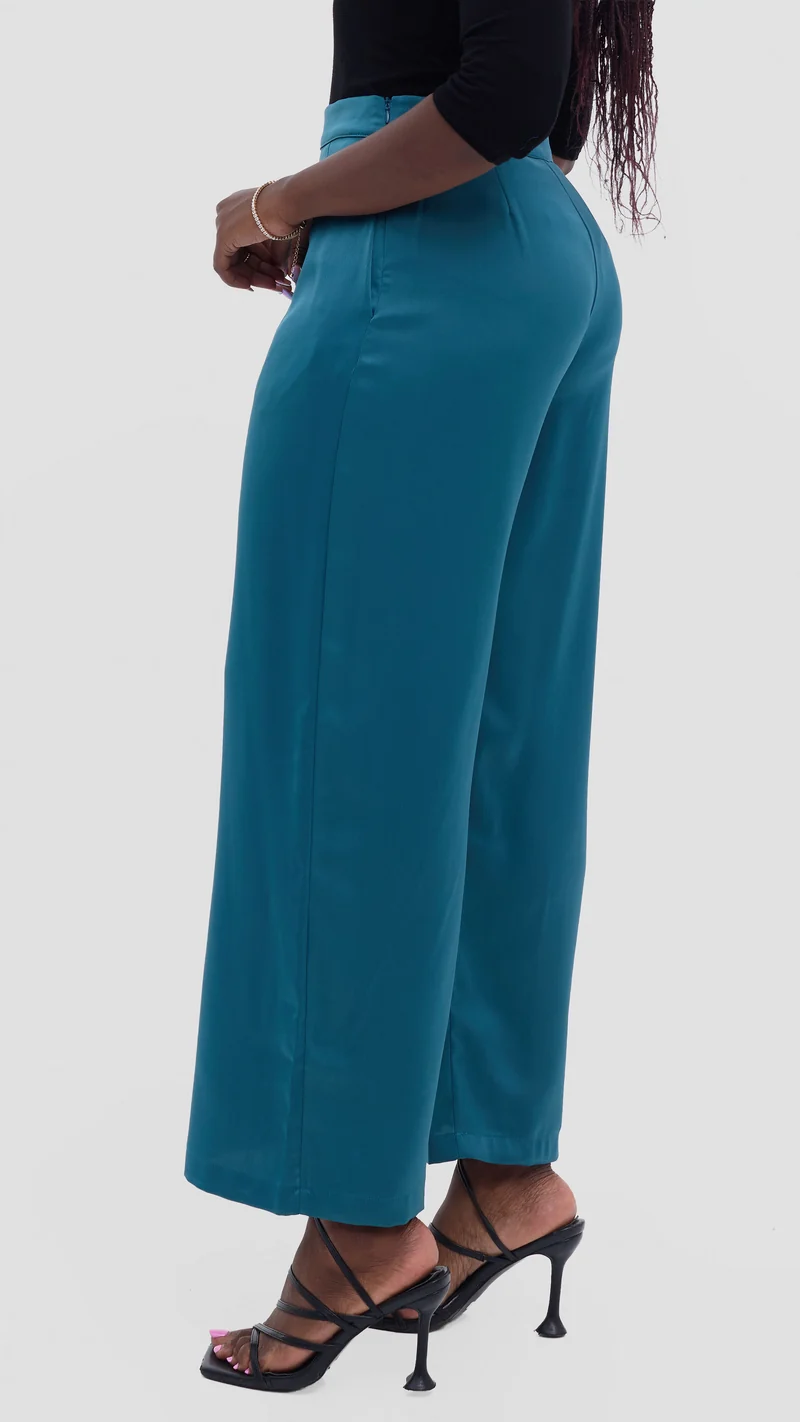 Vivo Yene Wide Leg Pants - Light Teal