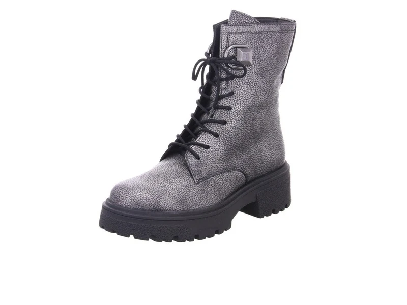 Gabor Schnür-Stiefeletten metallic