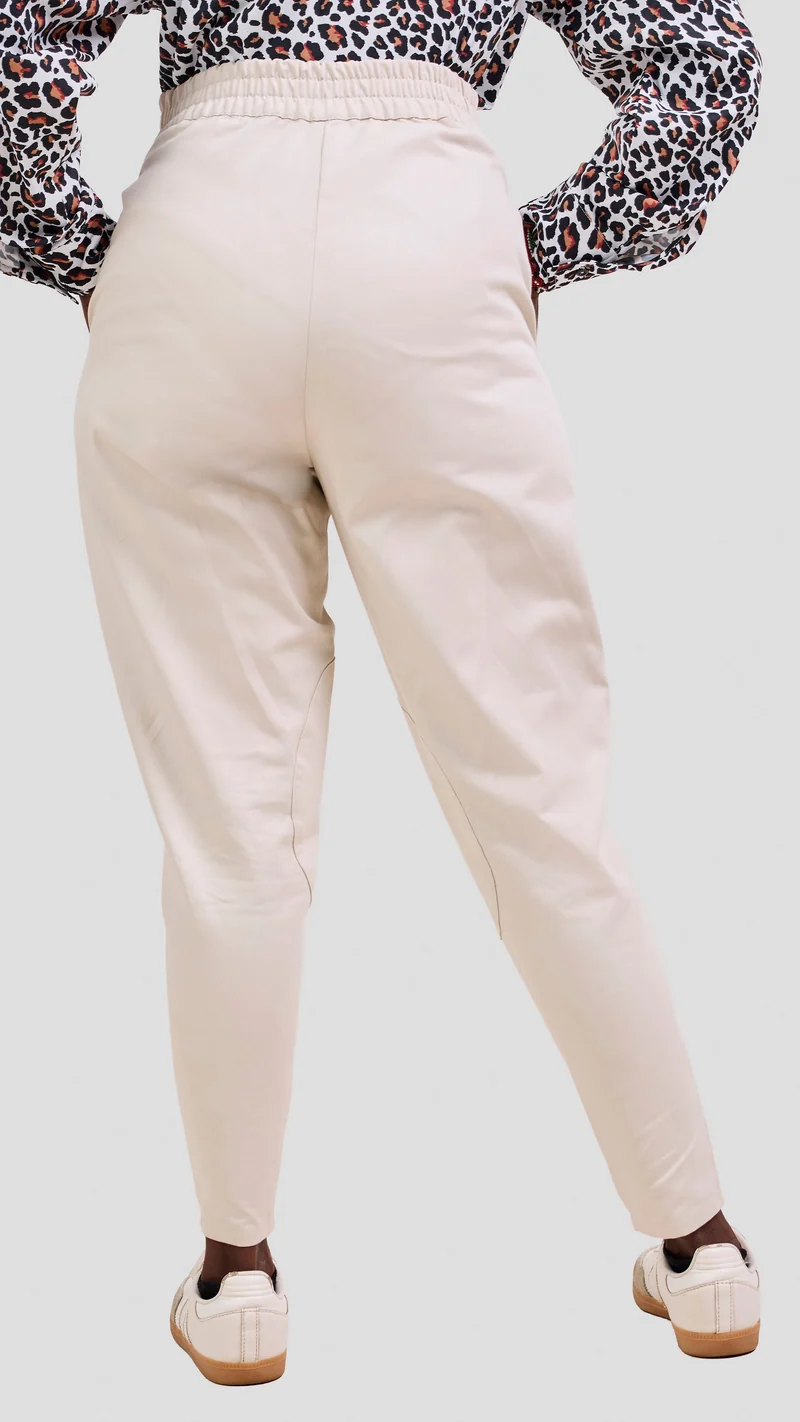 Safari Chui Jodhpur Pants - White Cloud