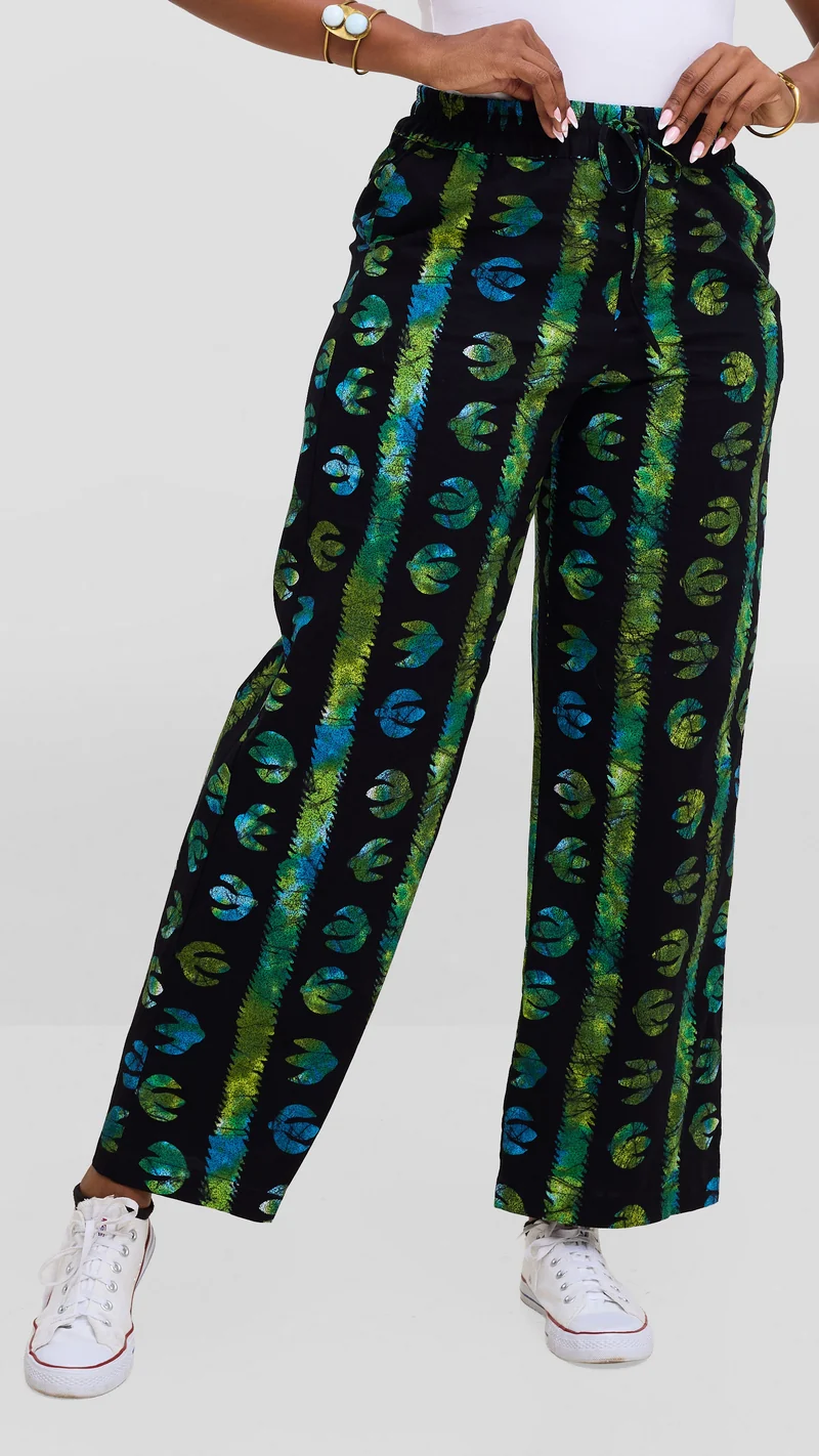 Safari by Vivo Zehra Kitenge Pants - Vuga Print
