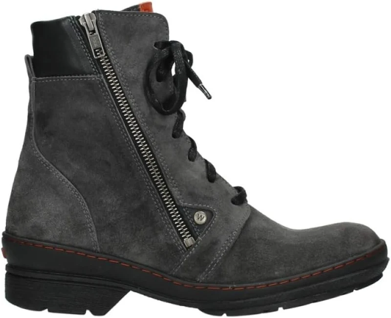 - Wolky Comfort Schnürschuhe Partizan - anthrazit Suede - 22021000012