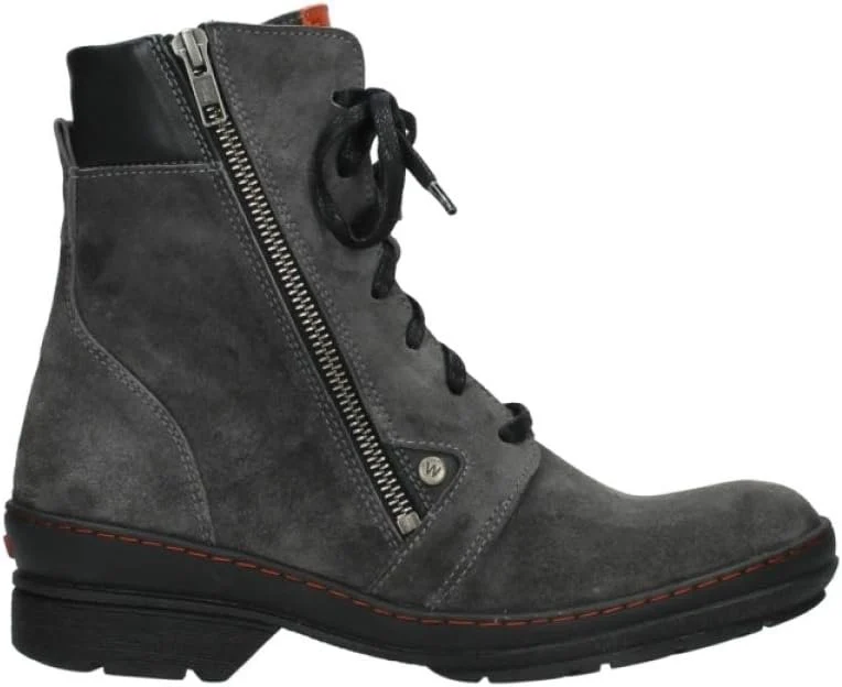- Wolky Comfort Schnürschuhe Partizan - anthrazit Suede - 22021000012