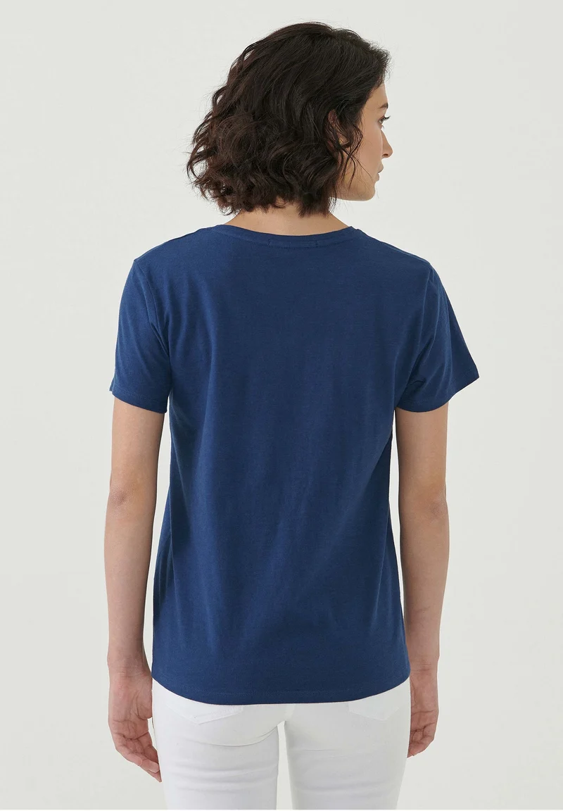 T-Shirt aus Bio-Baumwolle mit Print