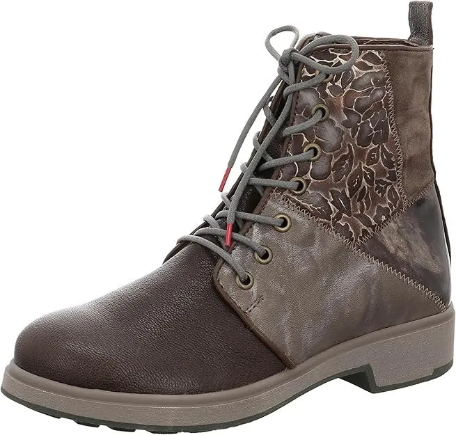 Think Schnür-Stiefeletten dunkelbraun