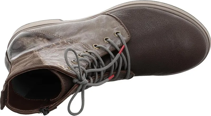 Think Schnür-Stiefeletten dunkelbraun