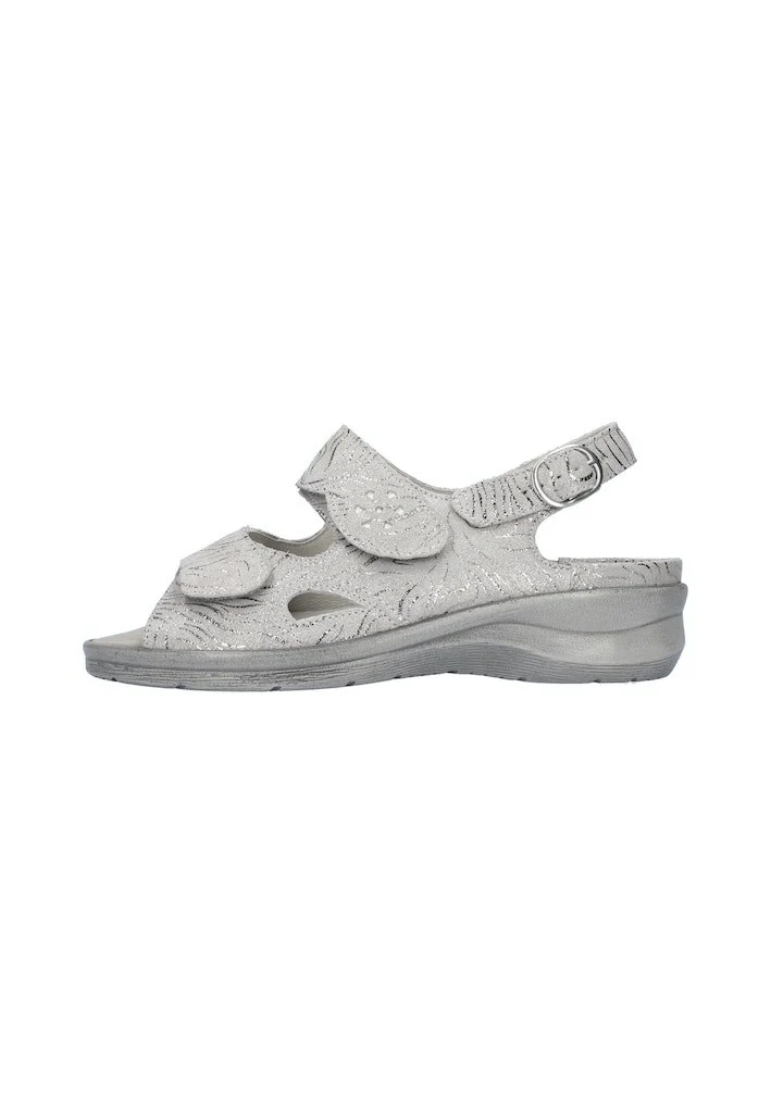 Waldläufer Komfort Sandalen grau