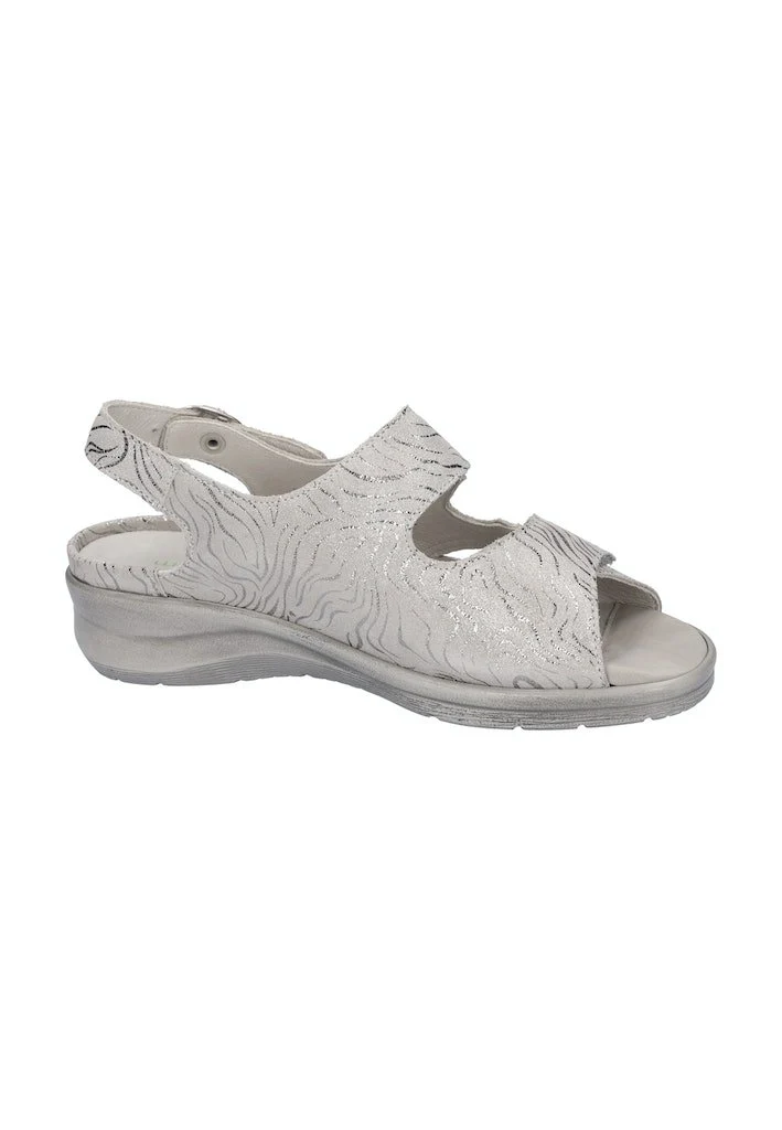 Waldläufer Komfort Sandalen grau