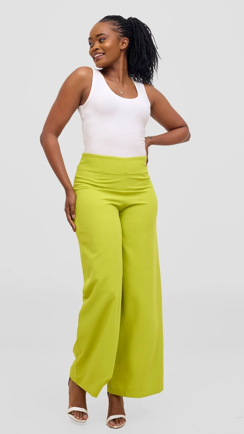 Vivo Tatili Wide Leg Pants - Lime