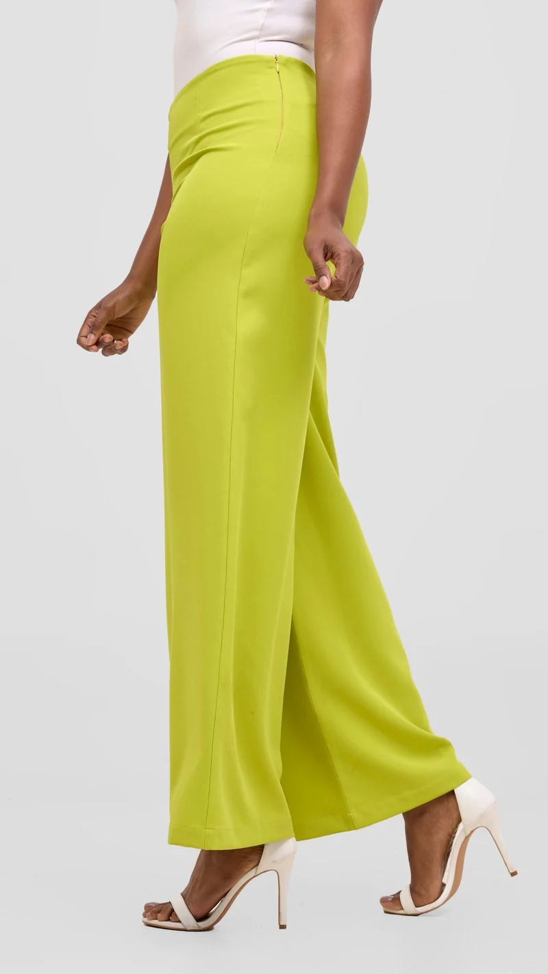 Vivo Tatili Wide Leg Pants - Lime