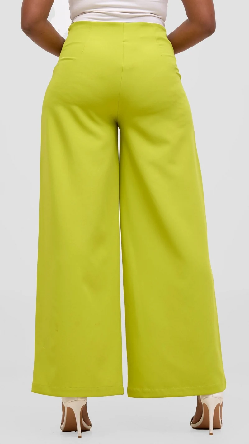 Vivo Tatili Wide Leg Pants - Lime