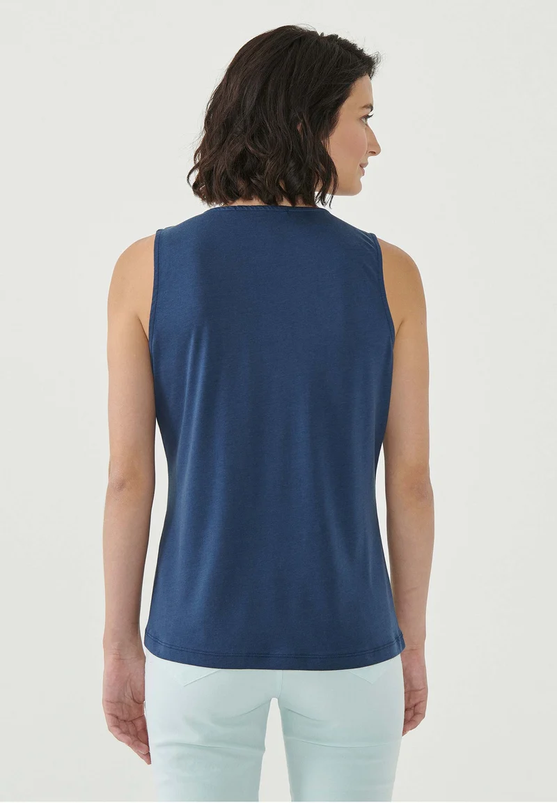 Top aus TENCEL™ Lyocell und Bio-Baumwolle