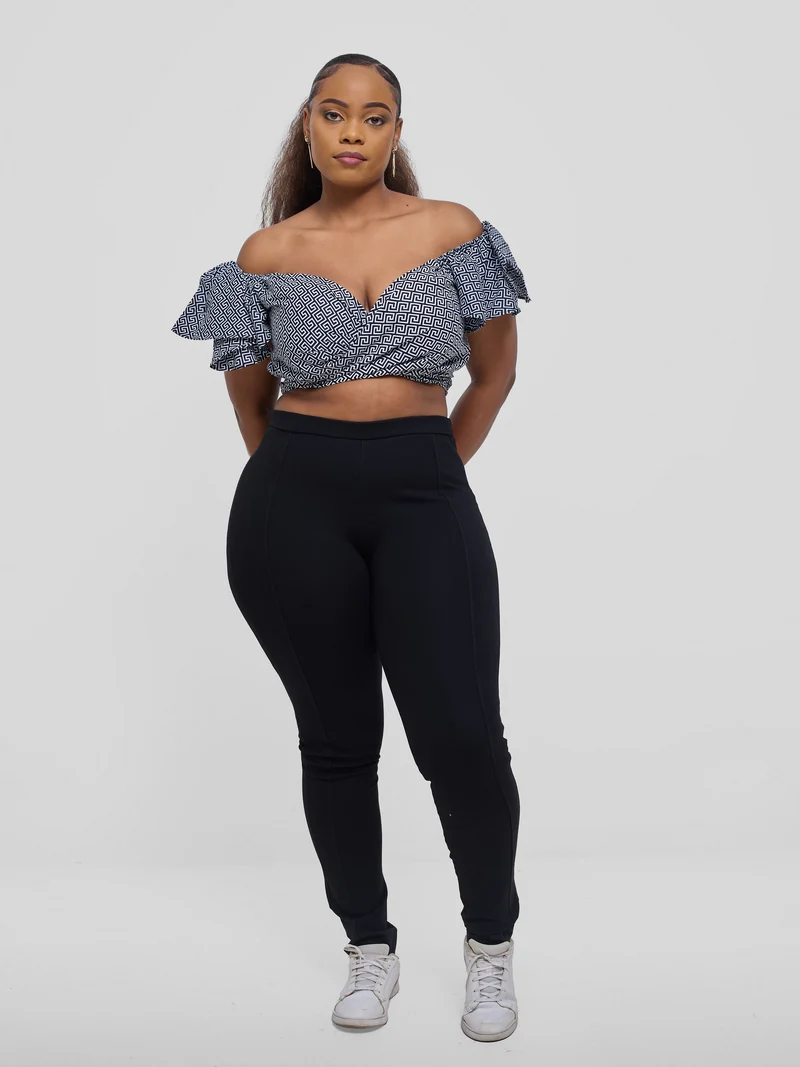 Safari Sizani 2 Way Wrap Top - Himo Print
