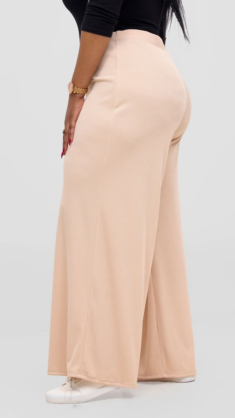 Vivo Chela Wide Leg Pants - Buttermilk