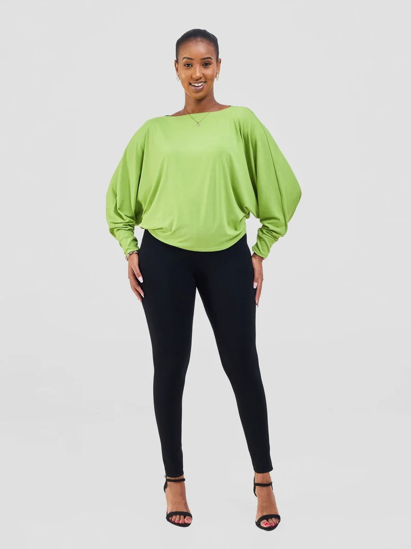 Vivo Bana Batwing Top - Lime