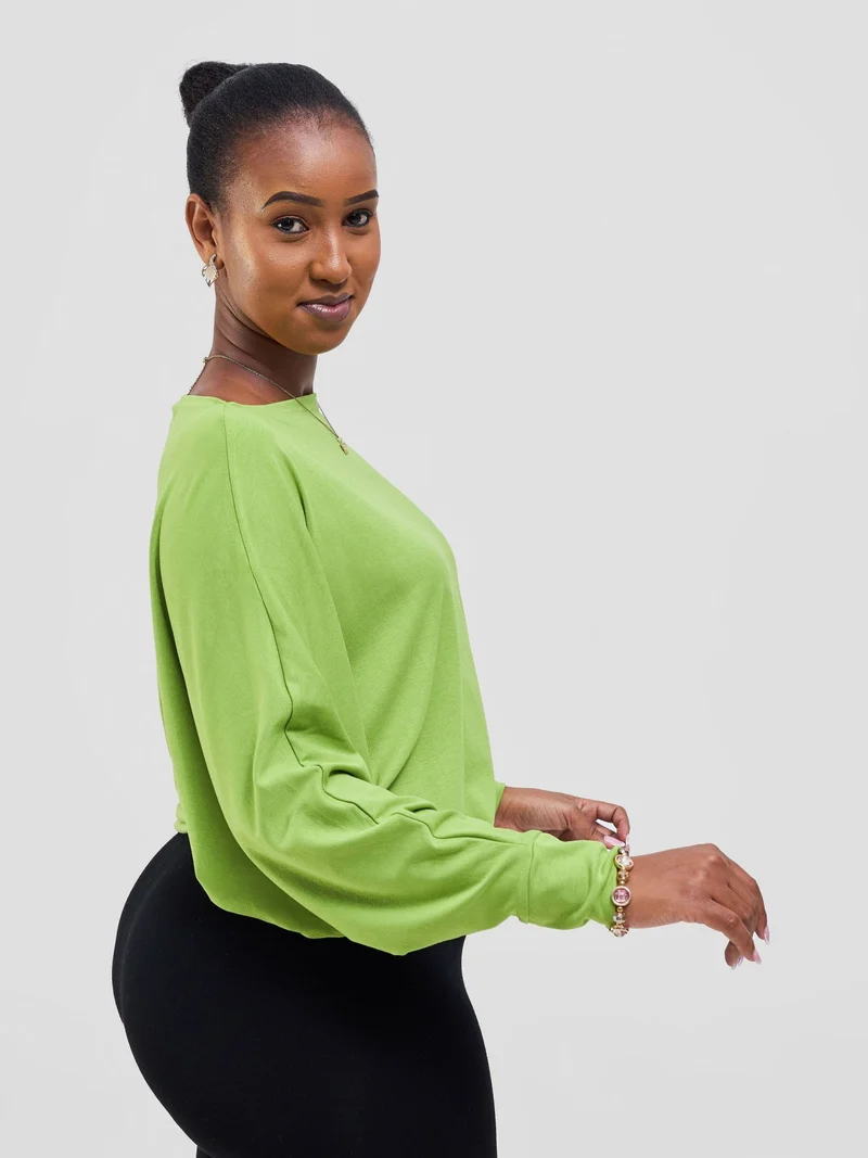 Vivo Bana Batwing Top - Lime
