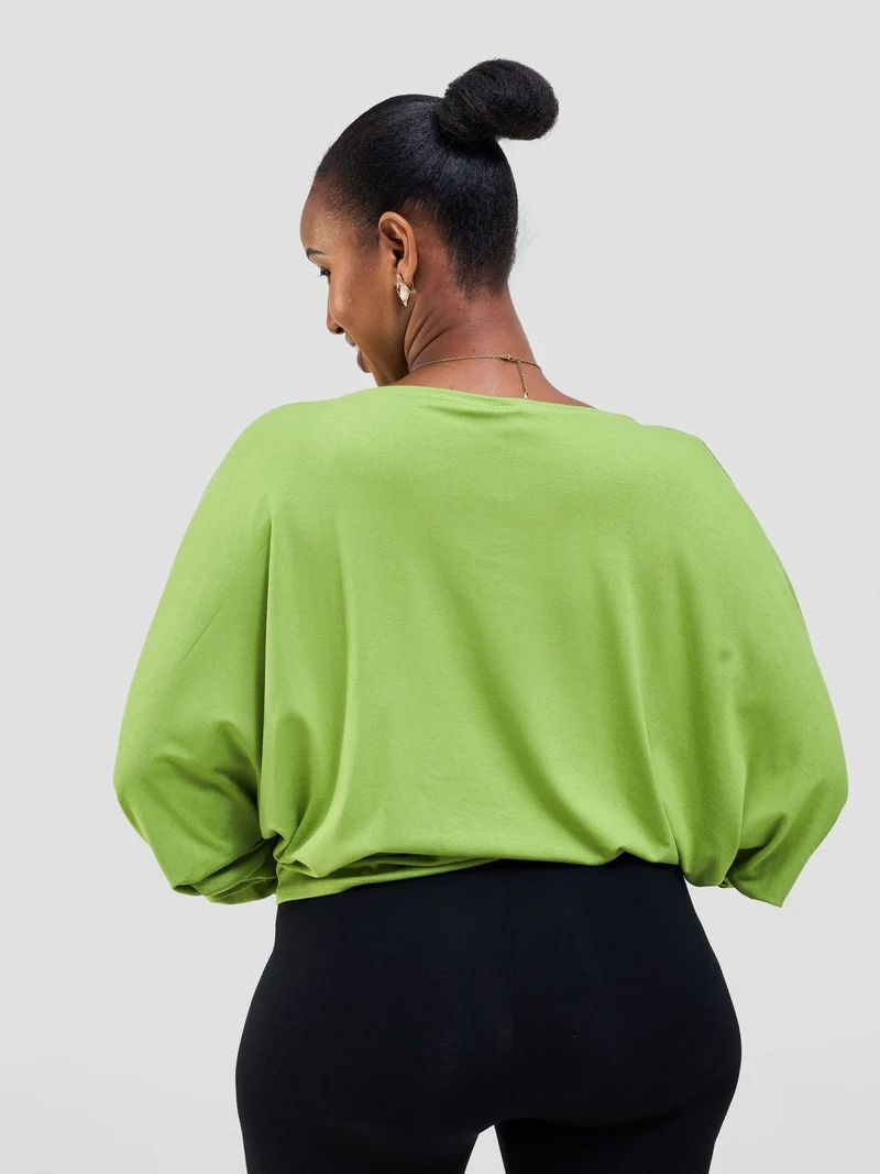 Vivo Bana Batwing Top - Lime