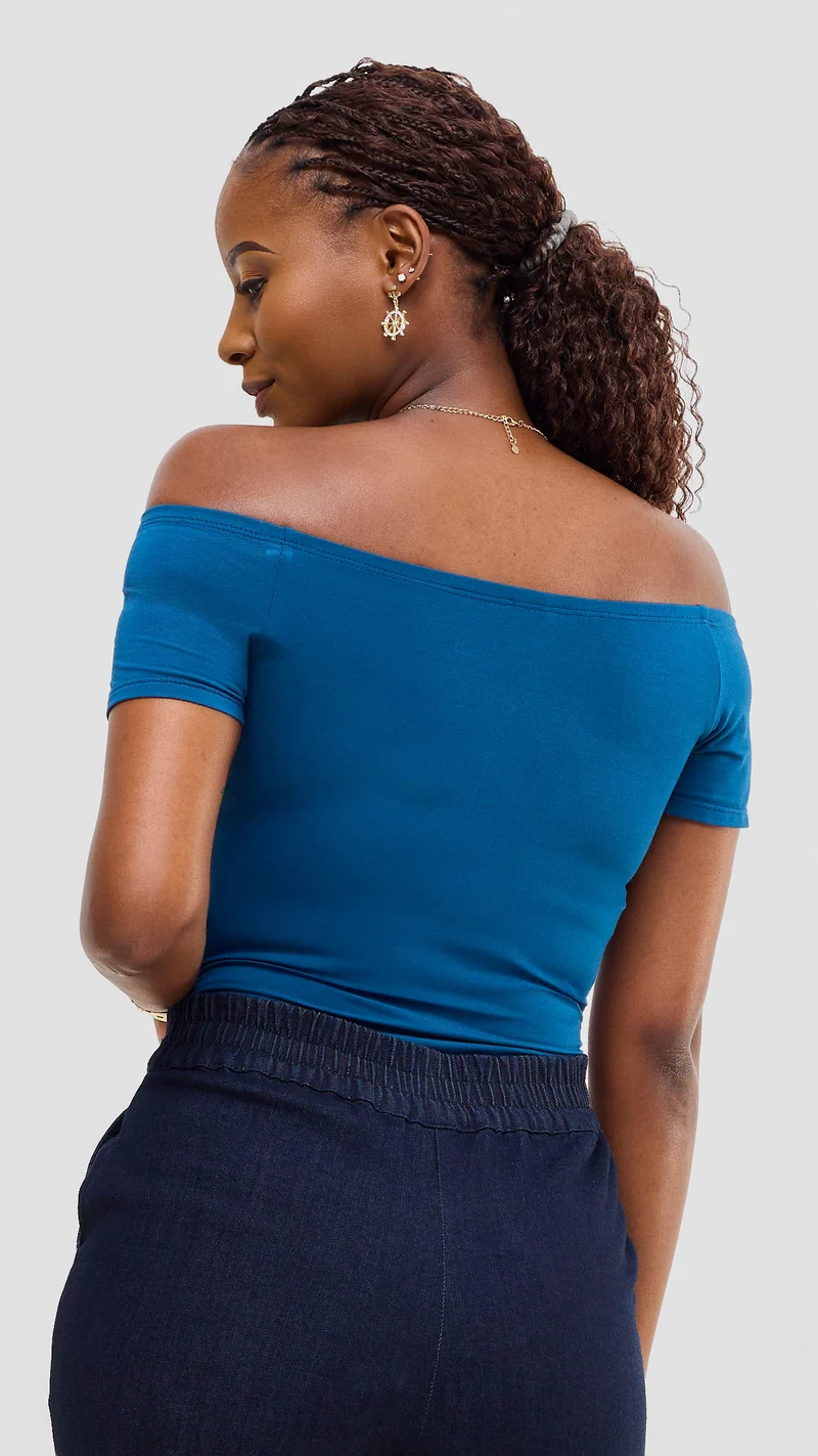 Vivo Studio Bodysuit In Jersey - Teal
