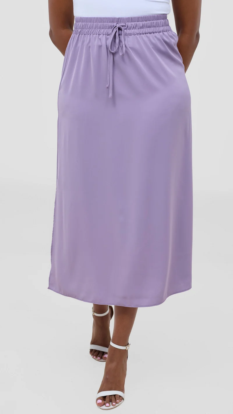 Vivo Seli Midi Skirt - Lilac